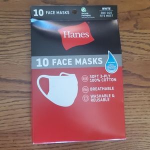 Hanes brand adult face masks